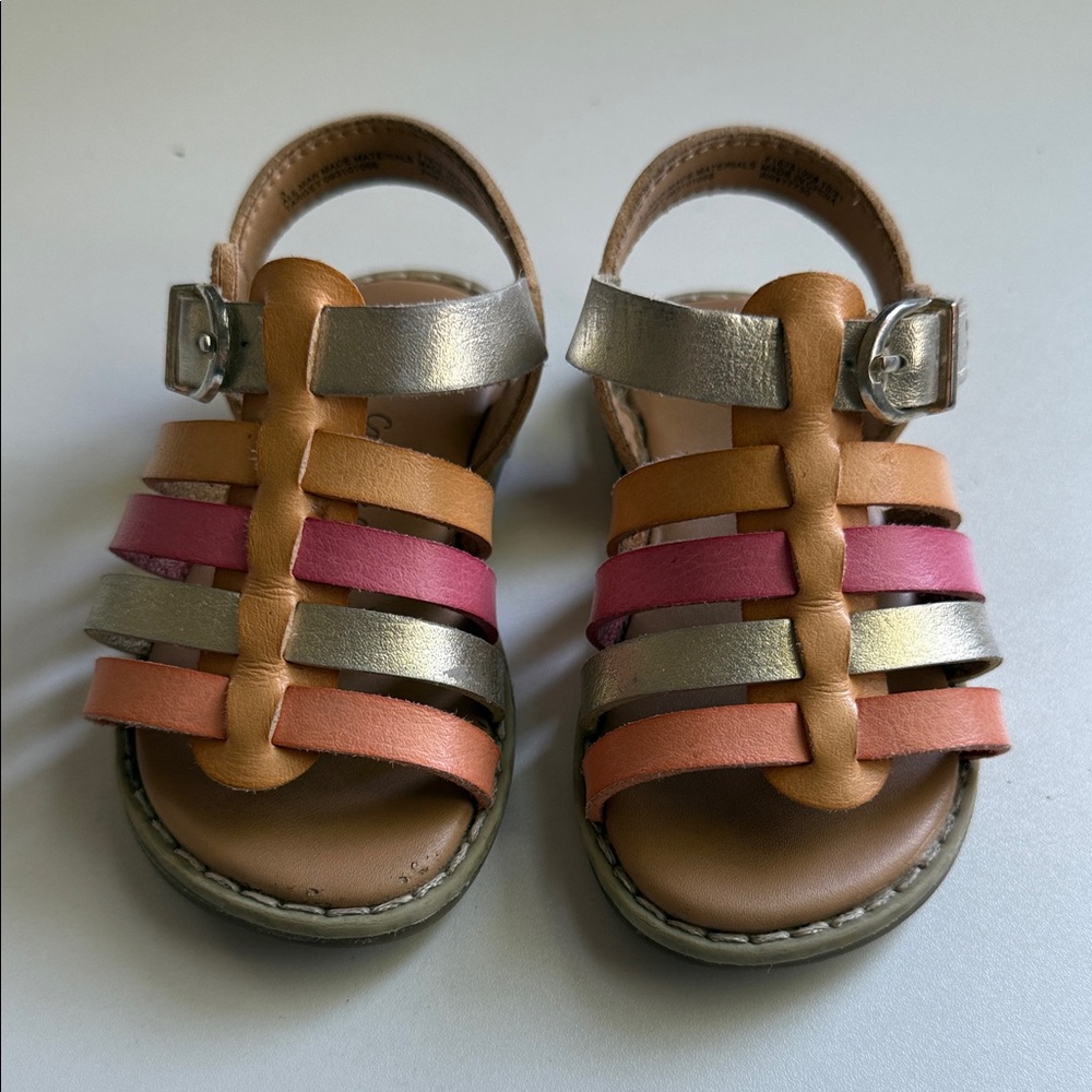 Cat & Jack Multicolor Strappy Sandals
